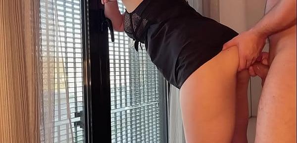  Standing anal for Russian milf in prison